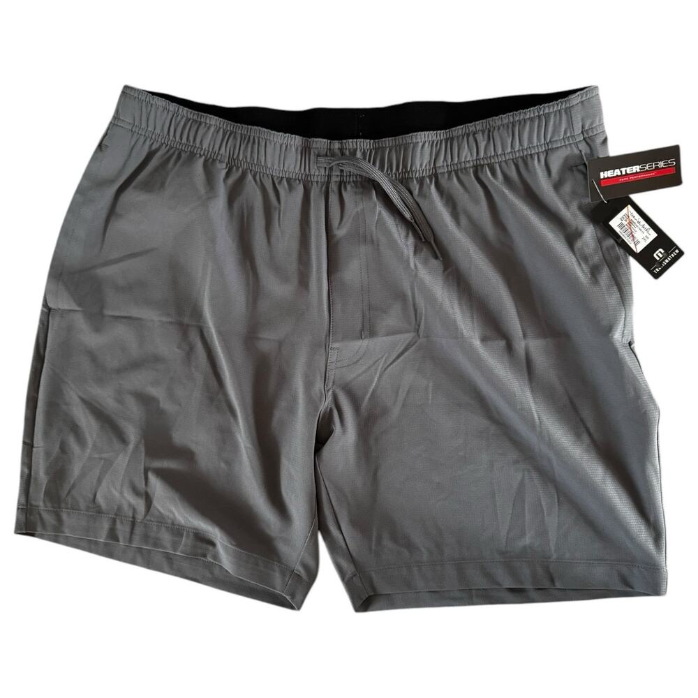 NWT Travis Mathew Boarding Time 2.0 Gray Unlined Swim Trunks Size 2XL